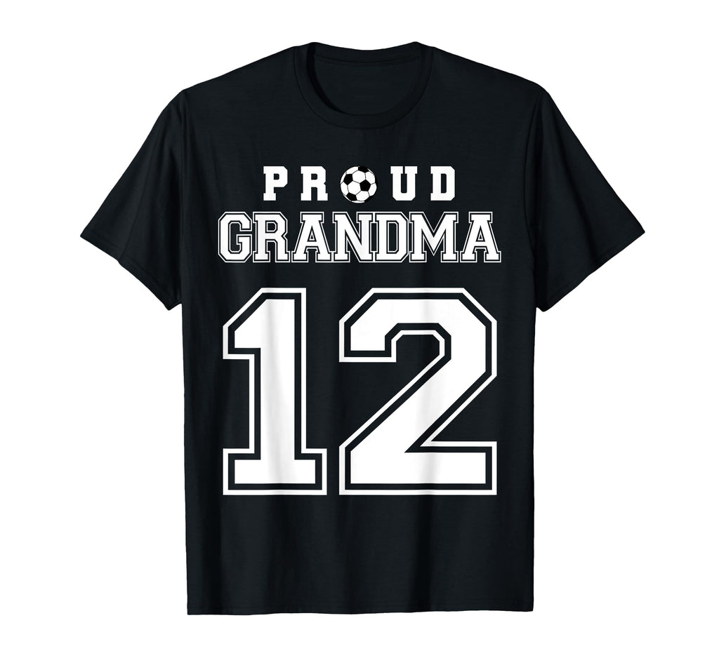 Number 12 Custom Proud Soccer Futbol T-Shirt - Graphic Print for Adults - T-Shirt, Sweatshirt, Hoodie