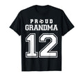 Number 12 Custom Proud Soccer Futbol T-Shirt - Graphic Print for Adults - T-Shirt, Sweatshirt, Hoodie