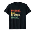 Mens Husband Dad Bearded Legend T-Shirt - Fun Novelty Design for Adults - T-Shirt, Sweatshirt, Hoodie