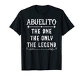 Abuelito One Only Legend Fathers Day T-Shirt - Minimalist Print Men Women - T-Shirt, Sweatshirt, Hoodie