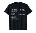 To Mom Compare To Dad Where Is Mom Dad T-Shirt - Minimalist Print Unisex - T-Shirt, Sweatshirt, Hoodie