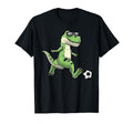 T Rex Playing Soccer Dinosaur Soccer T-Shirt - Streetwear Style for Adults - T-Shirt, Sweatshirt, Hoodie