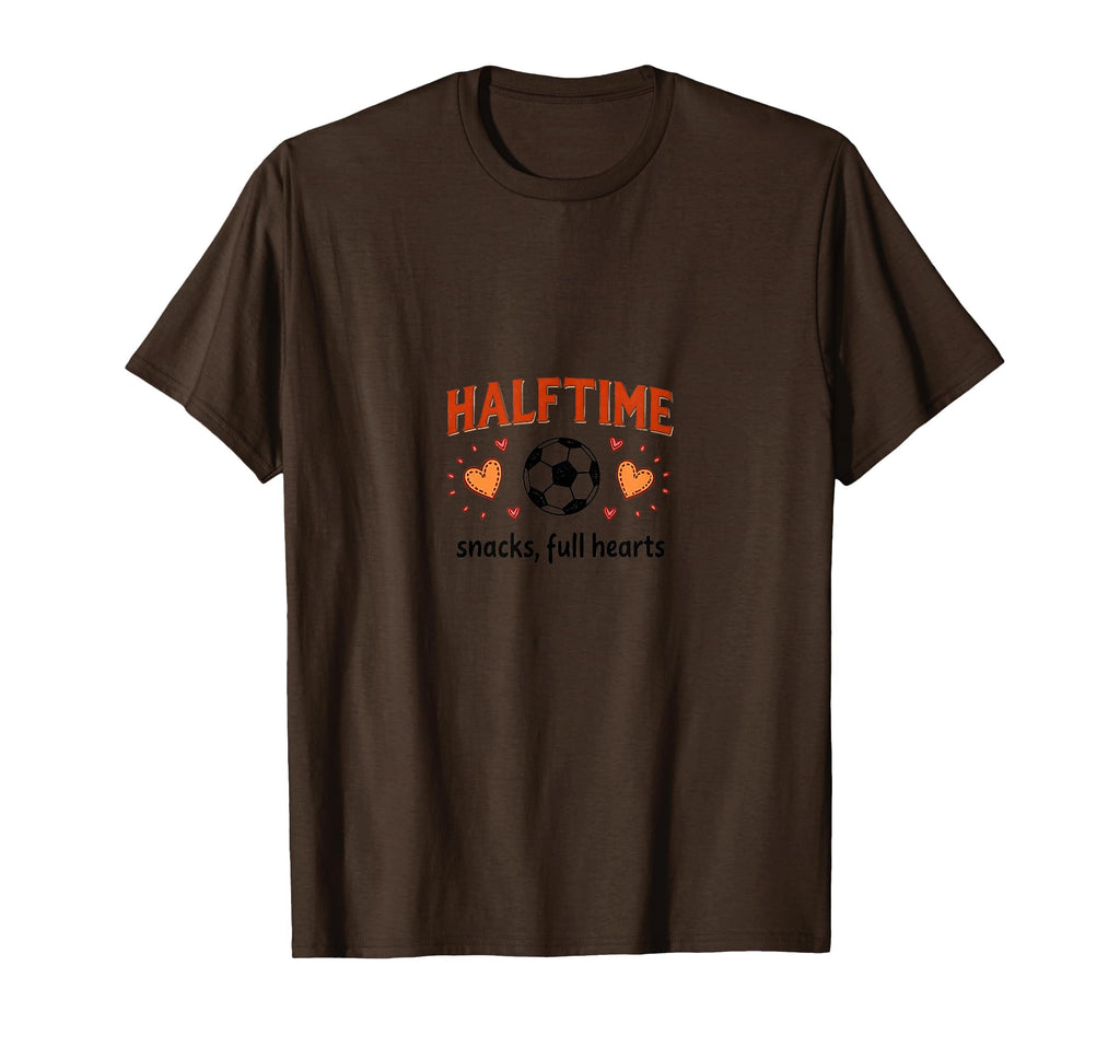 Halftime Snacks Full Hearts Soccer Mom T-Shirt - Trendy Graphic Men Women - T-Shirt, Sweatshirt, Hoodie