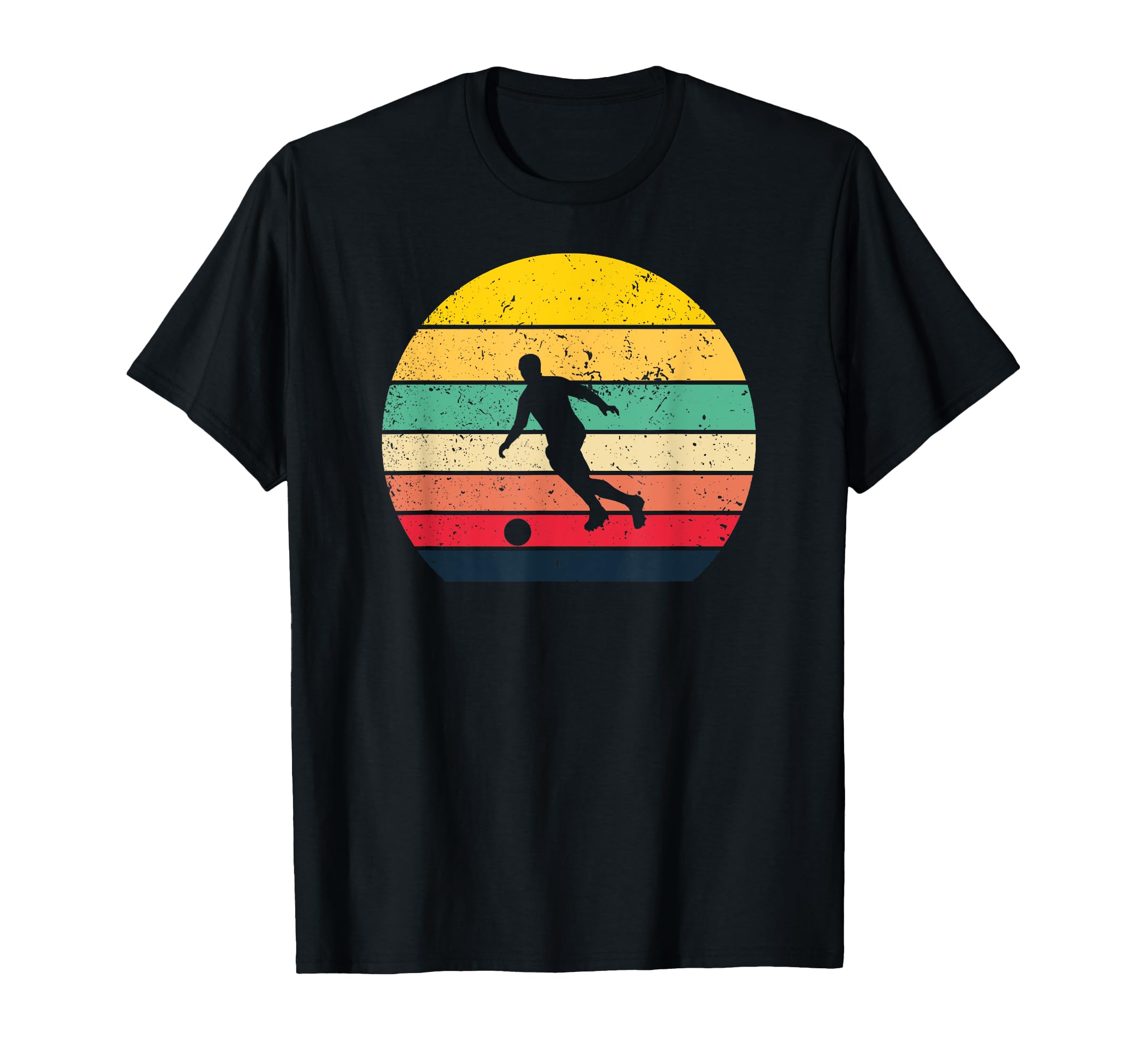 Sunset Football Soccer T-Shirt - Trendy Graphic Unisex - T-Shirt, Sweatshirt, Hoodie