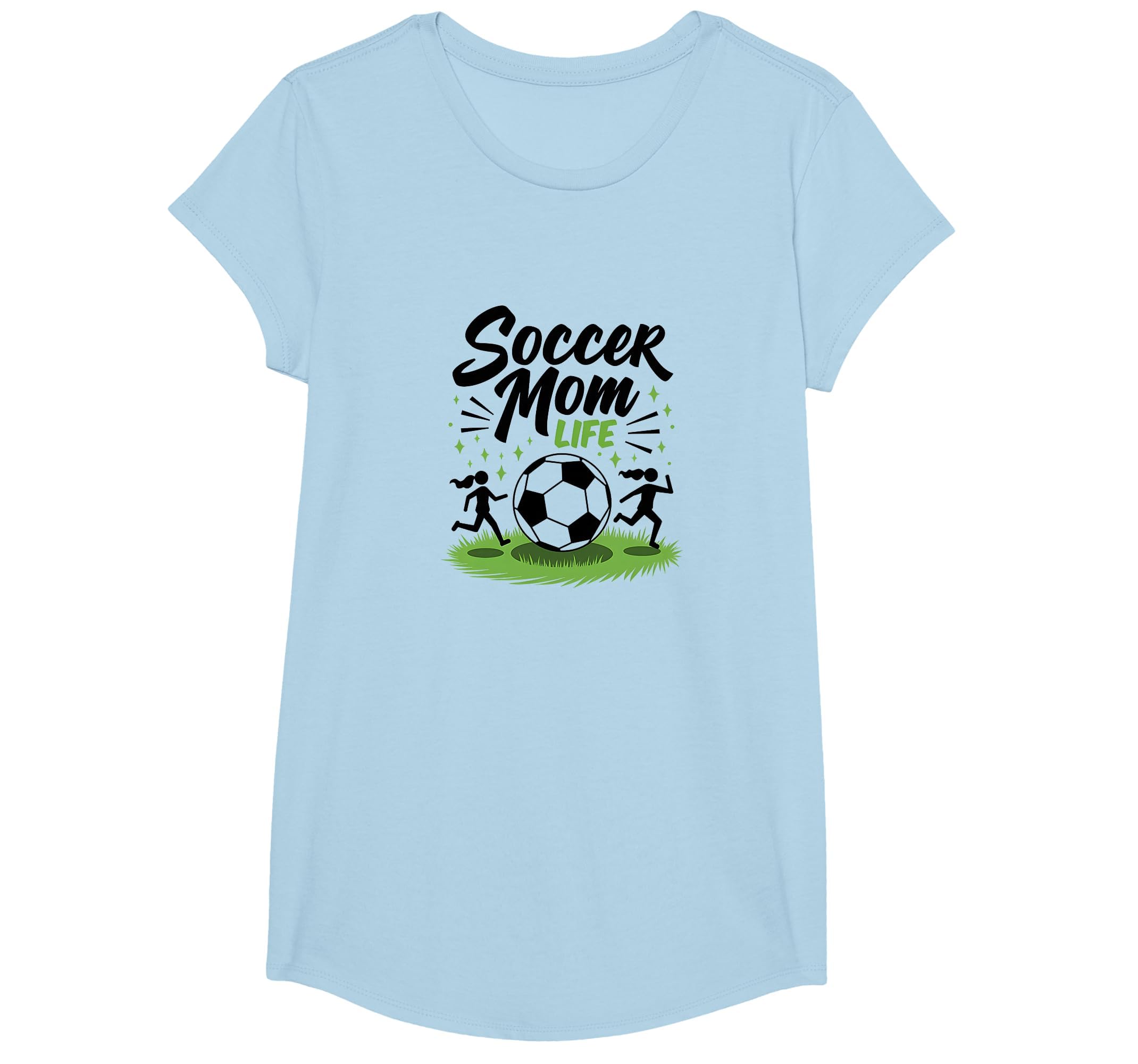 Soccer Mom Life Proud Parent Team Sweatshirt - Custom Art Print for Adults - T-Shirt, Sweatshirt, Hoodie