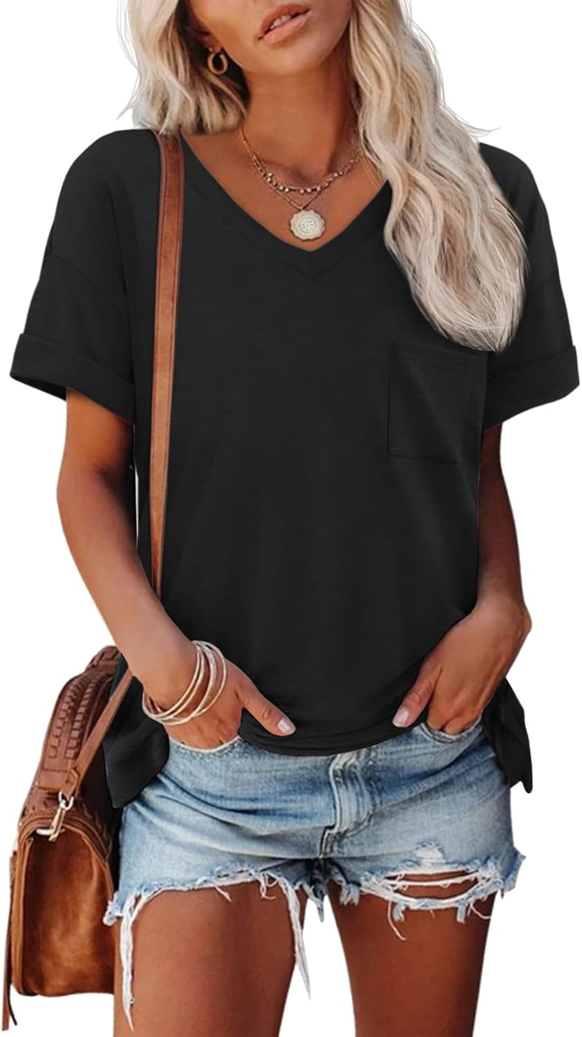 Womens 2026 Short Sleeve V-Neck Cute Fit Summer - Adult & Kids T-Shirts, Sweatshirts & Hoodies apparel design preview 1