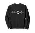I Love Soccer Heartbeat Sweatshirt - Custom Art Print Men Women - T-Shirt, Sweatshirt, Hoodie