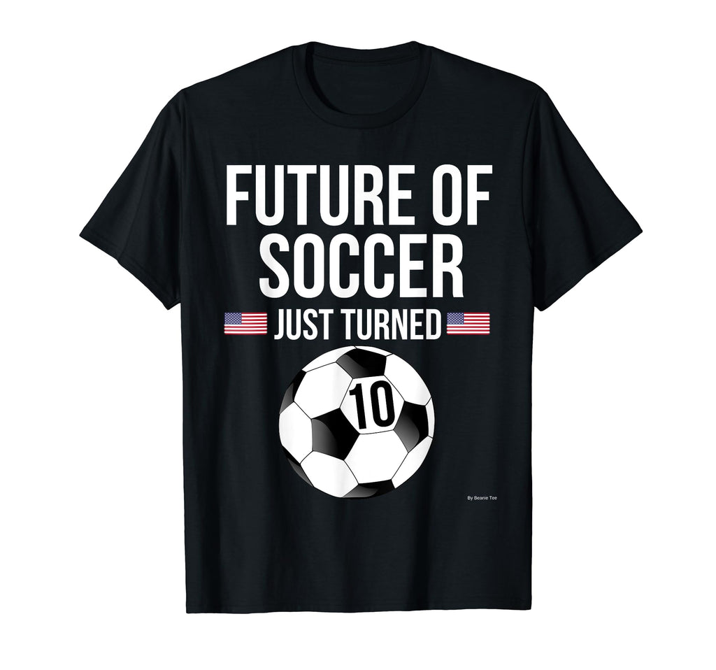 10Th Birthday Soccer 10 Year Old T-Shirt - Aesthetic Graphic for Adults - T-Shirt, Sweatshirt, Hoodie