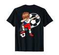 Dabbing Soccer Czech Republic Jersey T-Shirt - Trendy Graphic for Adults - T-Shirt, Sweatshirt, Hoodie