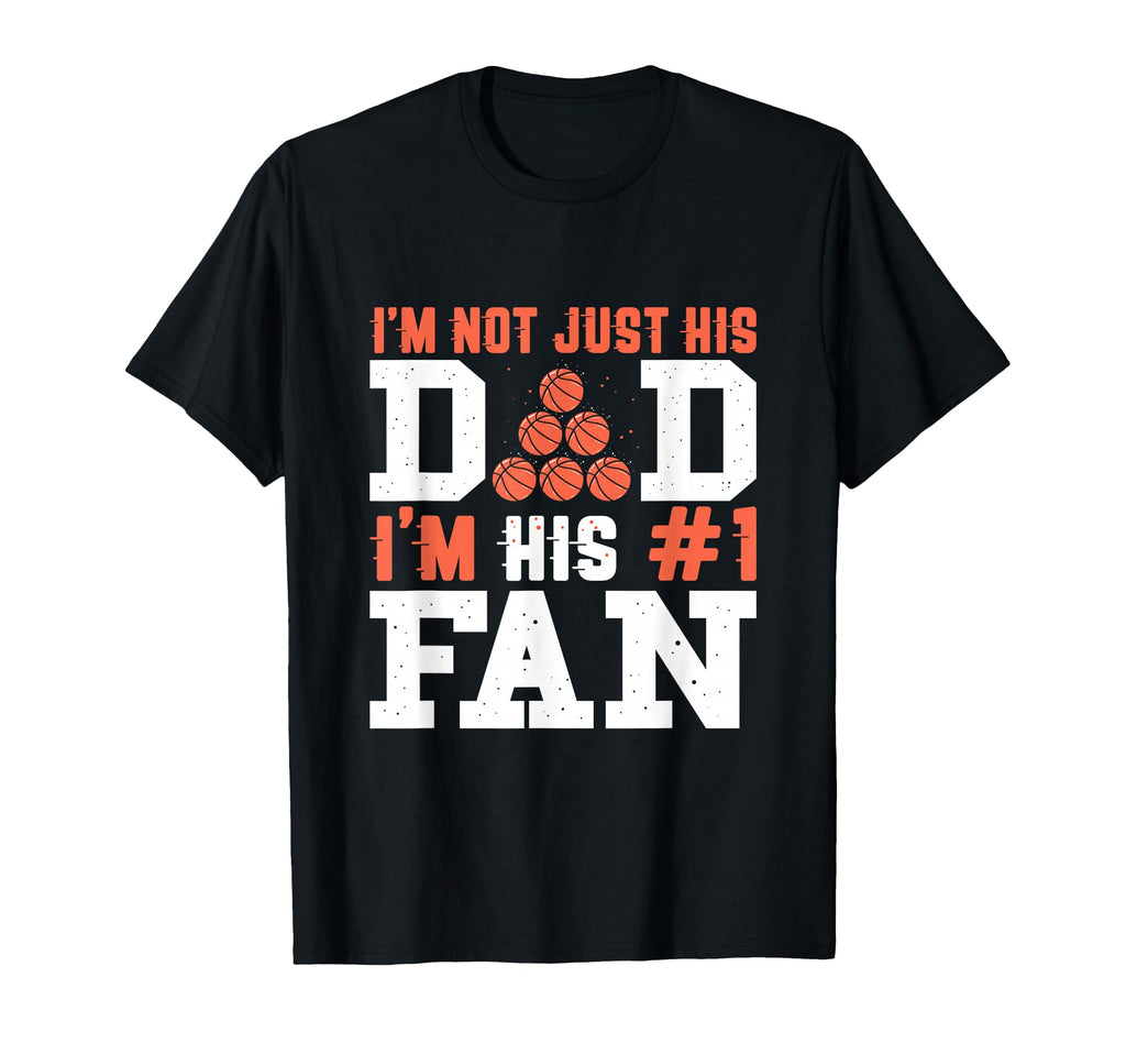 Basketball Father Number 1 Fan T-Shirt - Aesthetic Graphic Men Women - T-Shirt, Sweatshirt, Hoodie