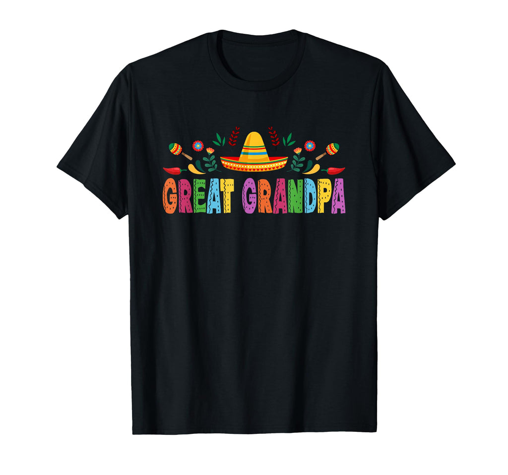 Great Grandpa Mexican Fiesta T-Shirt - Casual Everyday Wear for Adults - T-Shirt, Sweatshirt, Hoodie