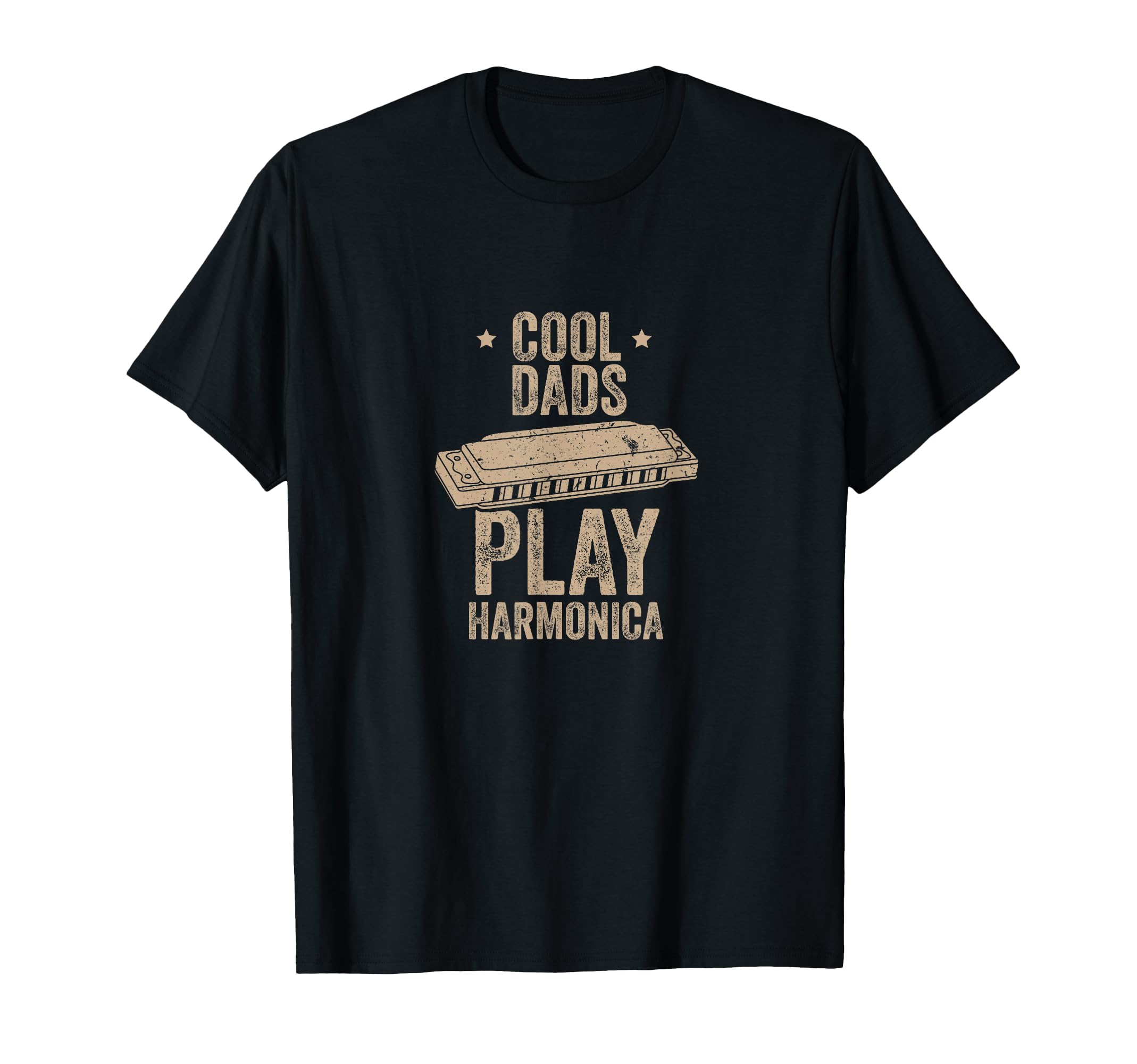 Dads Play Harmonica Harmonica Gift T-Shirt - Trendy Graphic Unisex - T-Shirt, Sweatshirt, Hoodie