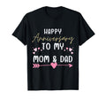 Family Parents Day Happy Anniversary T-Shirt - Fun Novelty Design Unisex - T-Shirt, Sweatshirt, Hoodie