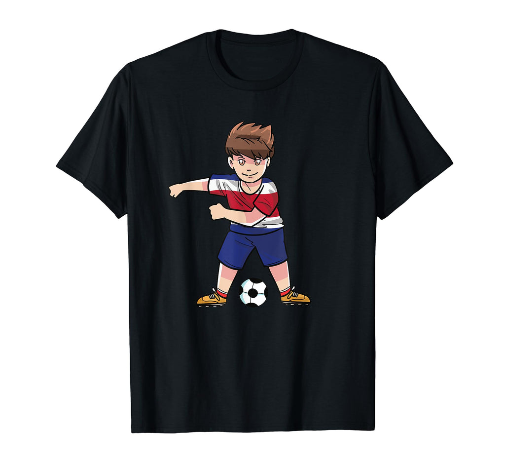 Flossing Soccer Costa Rica Jersey T-Shirt - Custom Art Print Unisex - T-Shirt, Sweatshirt, Hoodie