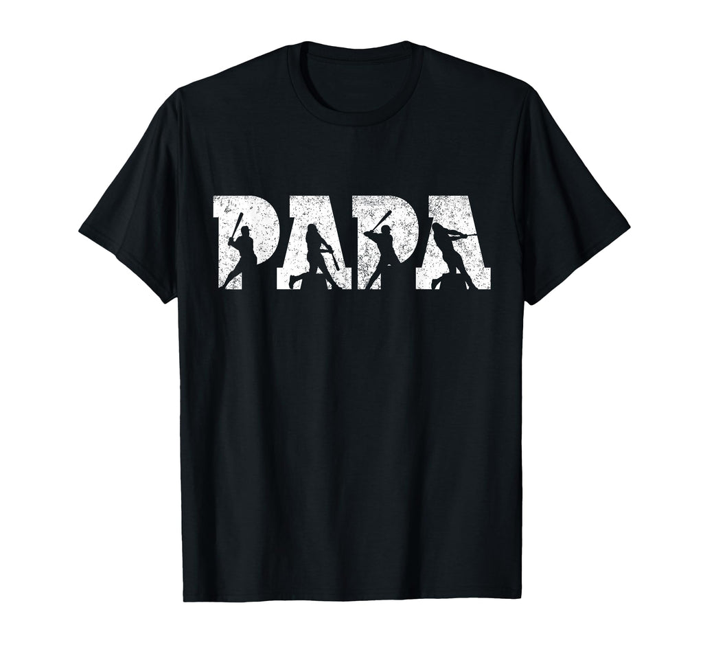 Baseball Papa Baseball Fathers Day T-Shirt - Graphic Print for Adults - T-Shirt, Sweatshirt, Hoodie