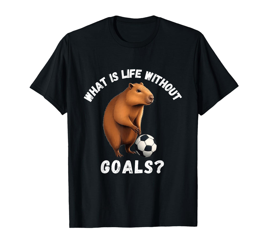 Cappy Funny Soccer Capybara Football T-Shirt - Aesthetic Graphic Men Women - T-Shirt, Sweatshirt, Hoodie