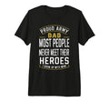 Proud Army Dad Military Pride T-Shirt - Aesthetic Graphic Men Women - T-Shirt, Sweatshirt, Hoodie