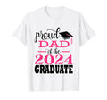 Proud Dad 2024 Graduation Son Daughter T-Shirt - Fun Novelty Design Unisex - T-Shirt, Sweatshirt, Hoodie