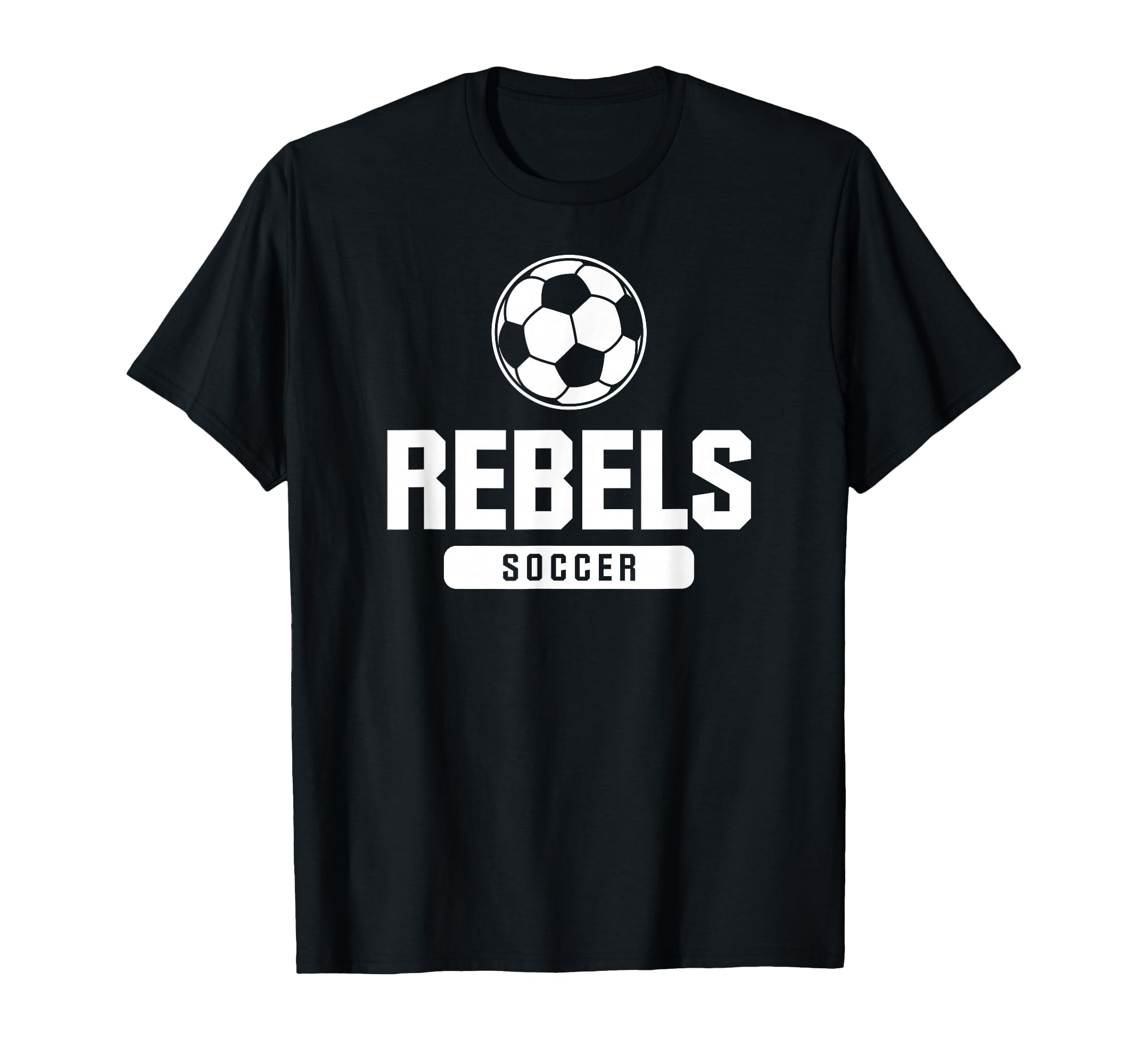 Rebels Soccer Elementary Middle And T-Shirt - Unique Graphic for Adults - T-Shirt, Sweatshirt, Hoodie