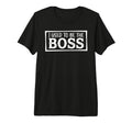 Boss And I Used To Be Boss Father Son T-Shirt - Graphic Print Men Women - T-Shirt, Sweatshirt, Hoodie