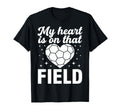 My Heart Is That Field Soccer Heart Sport T-Shirt - Unique Graphic Unisex - T-Shirt, Sweatshirt, Hoodie