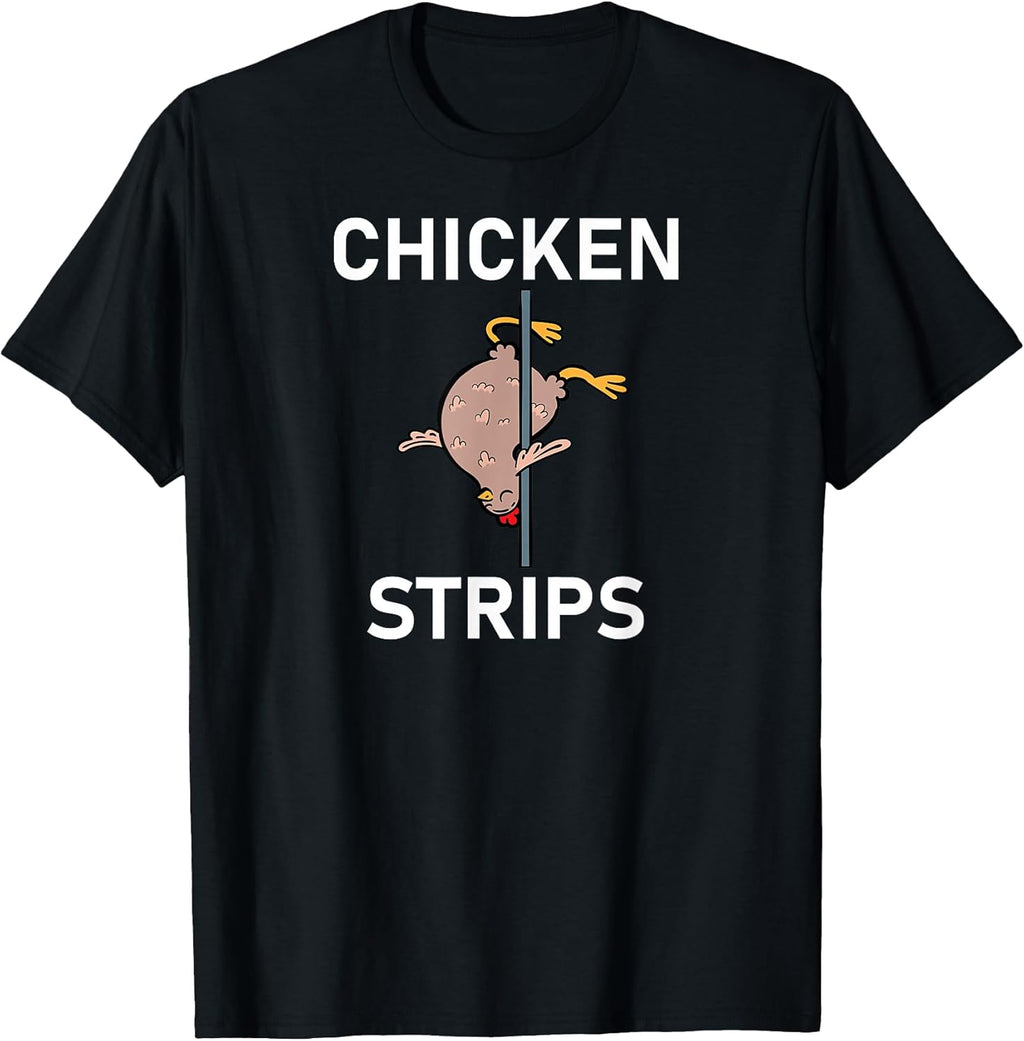 Chicken Strips Pun, Funny, Jokes, Sarcastic, Life - Adult & Kids T-Shirts, Sweatshirts & Hoodies apparel design preview 1