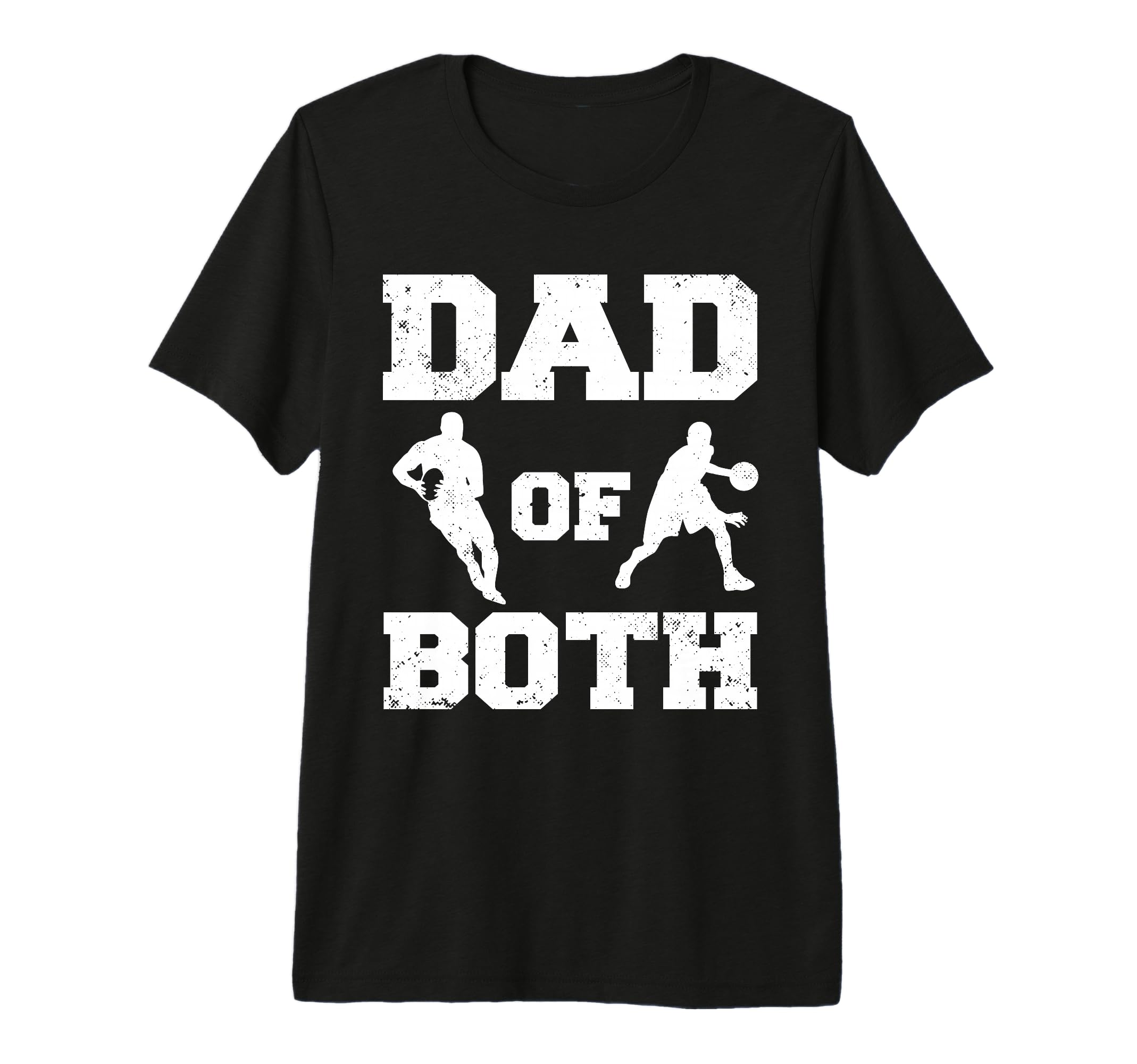 Mens Dad Both Funny Rugby Basketball T-Shirt - Streetwear Style for Adults - T-Shirt, Sweatshirt, Hoodie