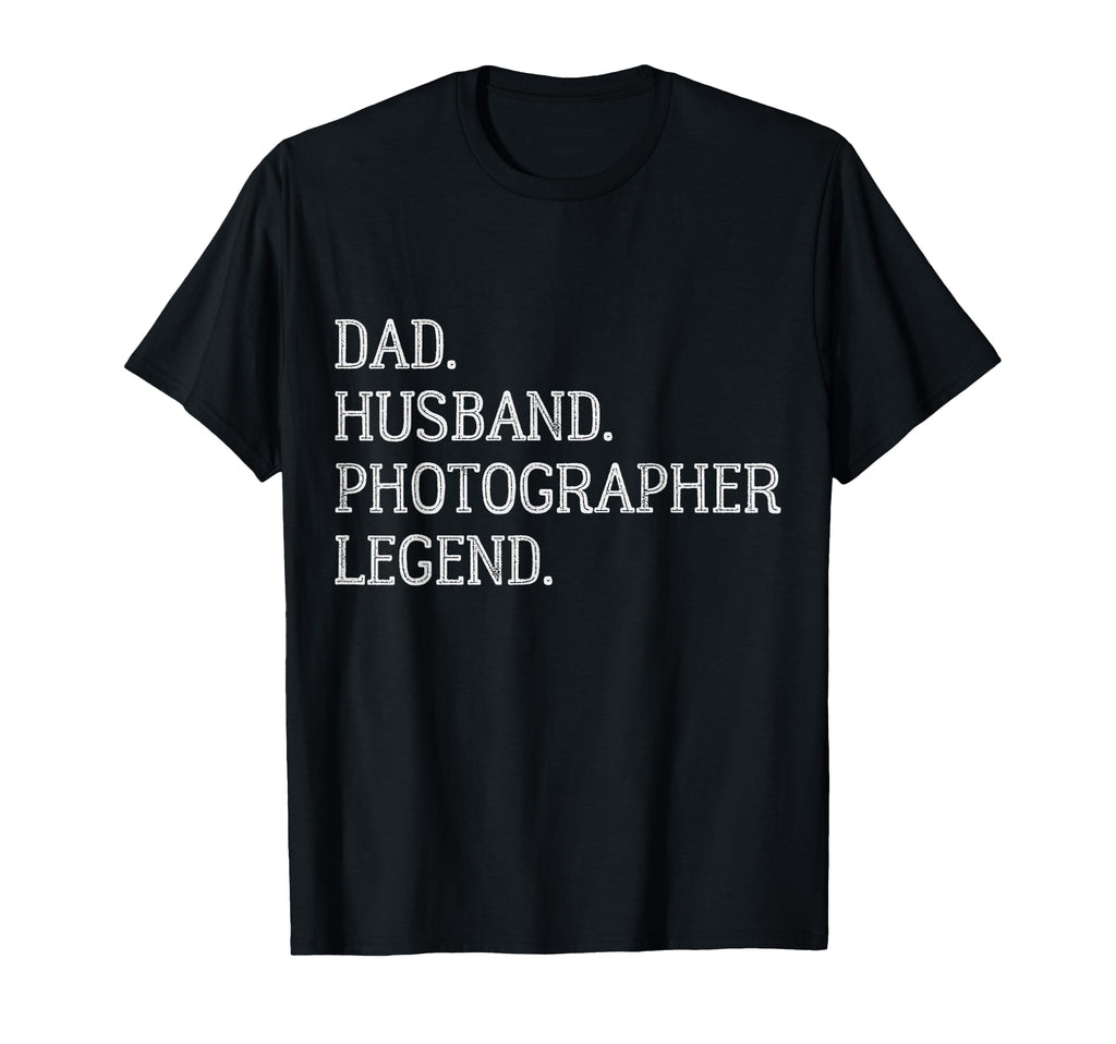 Dad Husband Photographer Legend T-Shirt - Minimalist Print for Adults - T-Shirt, Sweatshirt, Hoodie
