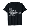 Dad Husband Photographer Legend T-Shirt - Minimalist Print for Adults - T-Shirt, Sweatshirt, Hoodie