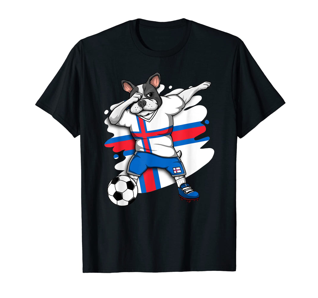 Dab French Bulldog Faroe Islands T-Shirt - Casual Everyday Wear Men Women - T-Shirt, Sweatshirt, Hoodie