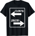 Cute Clowns Left Jokers Right Comedy Graphic - Adult & Kids T-Shirts, Sweatshirts & Hoodies apparel design preview 1