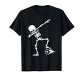 Dabbing Skeleton Soccer Player T-Shirt - Aesthetic Graphic for Adults - T-Shirt, Sweatshirt, Hoodie