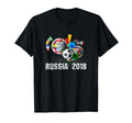 Russia Football 2018 World Soccer T-Shirt - Fun Novelty Design for Adults - T-Shirt, Sweatshirt, Hoodie