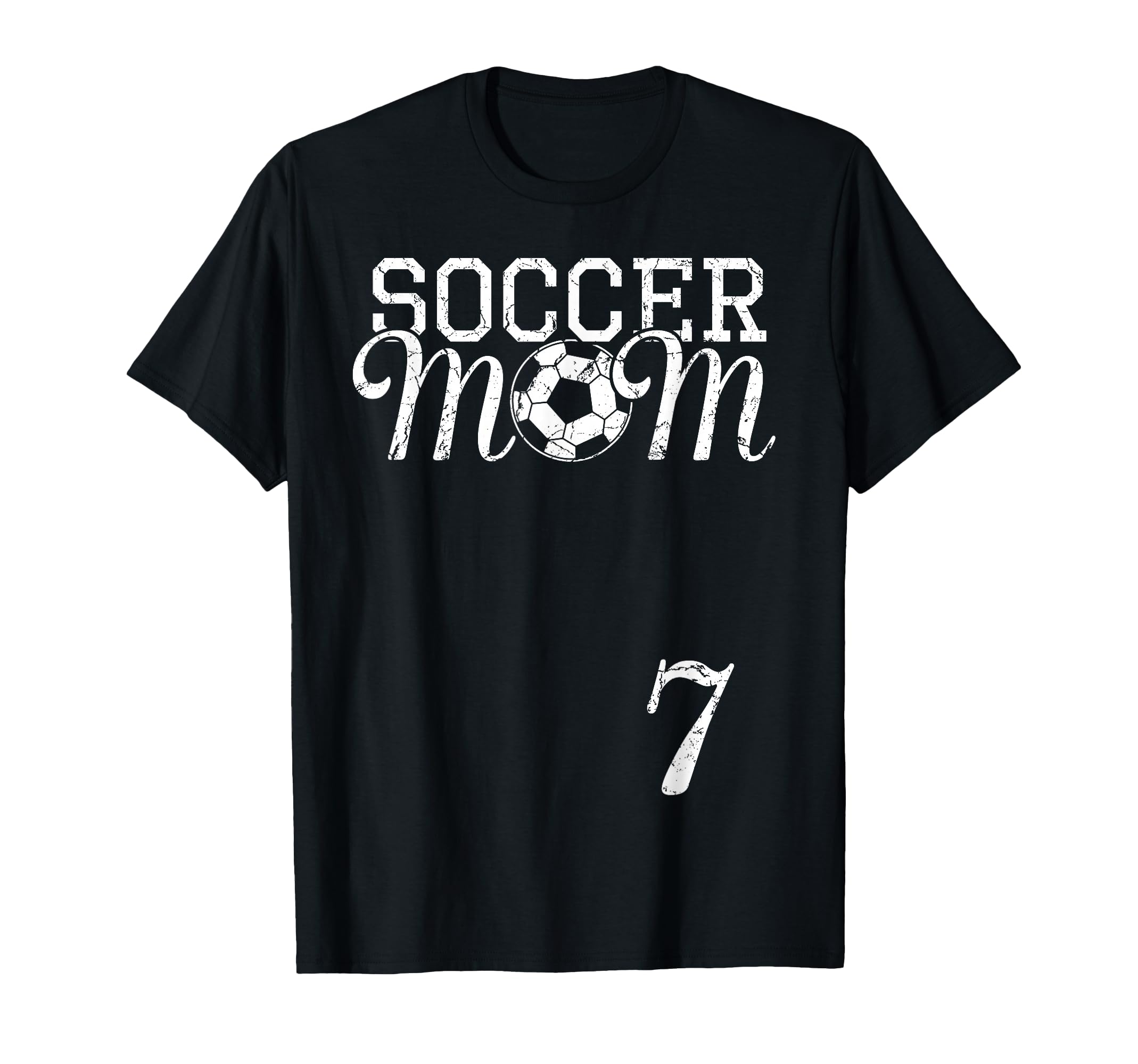 Soccer Mom Jersey Number 7 Favorite T-Shirt - Aesthetic Graphic for Adults - T-Shirt, Sweatshirt, Hoodie