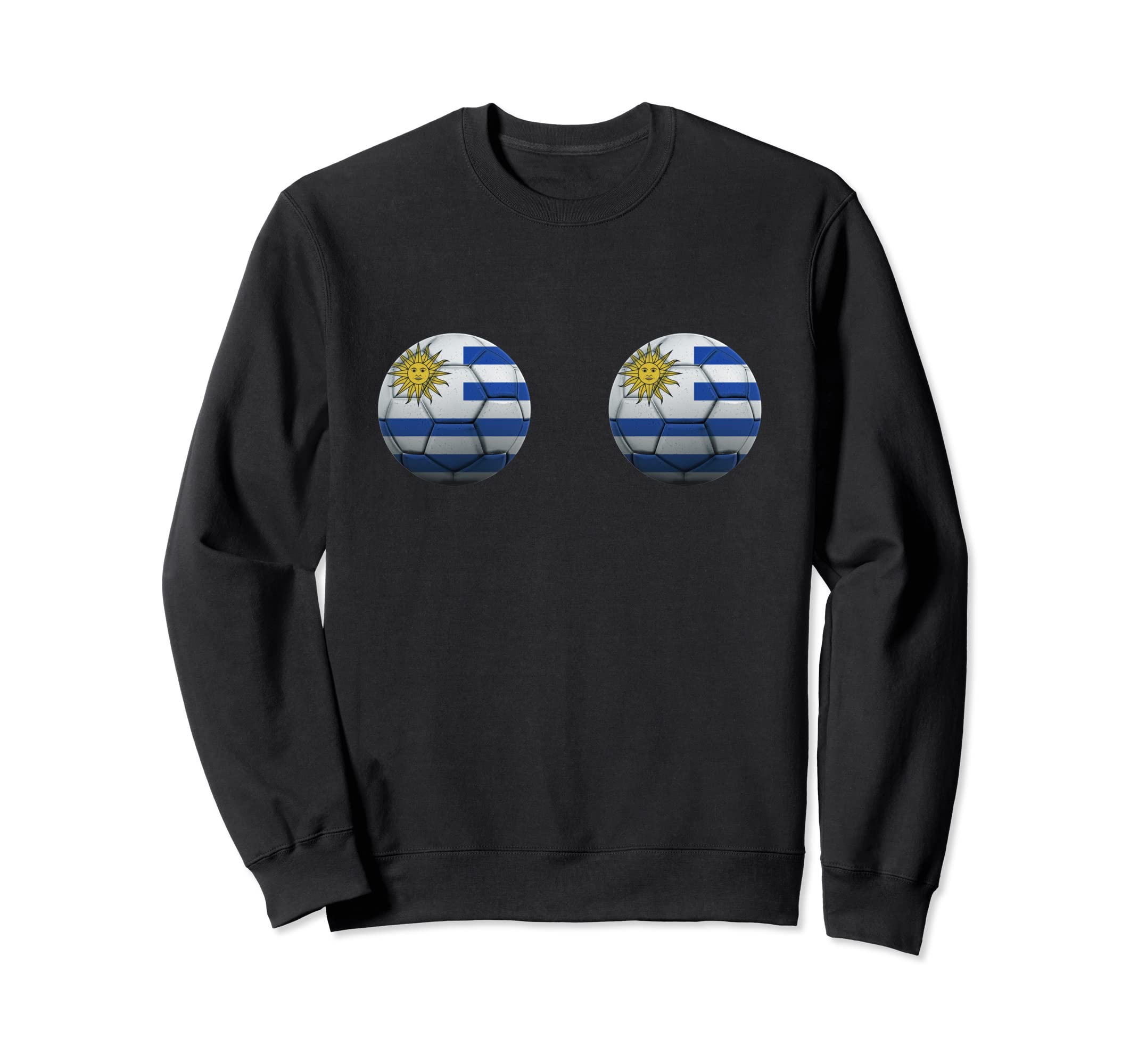 Uruguay Soccer Uruguayan Flag Boobs Sweatshirt - Graphic Print Men Women - T-Shirt, Sweatshirt, Hoodie