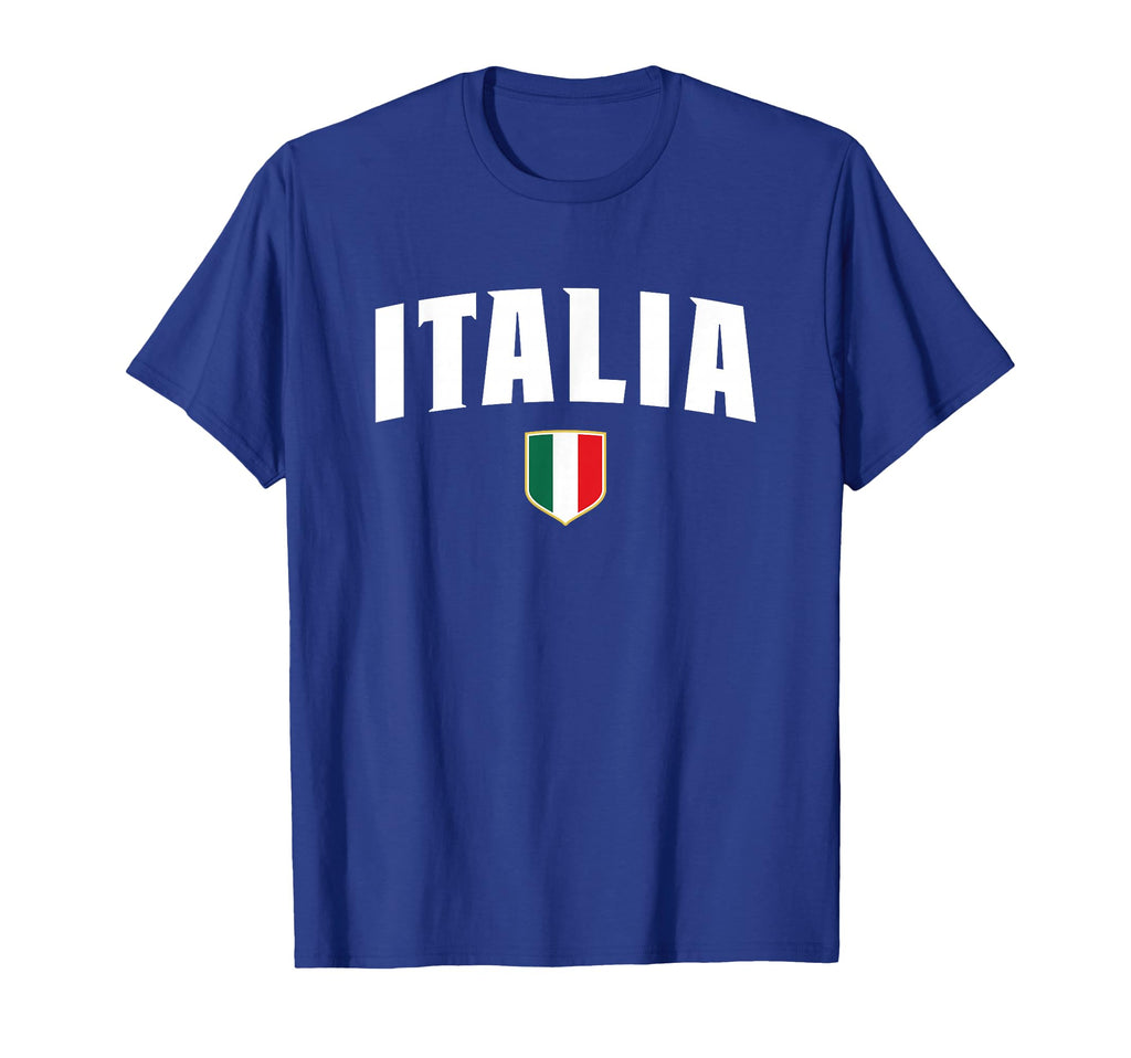 Italian Flag Italy Italia Blue T-Shirt - Graphic Print Unisex - T-Shirt, Sweatshirt, Hoodie