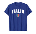 Italian Flag Italy Italia Blue T-Shirt - Graphic Print Unisex - T-Shirt, Sweatshirt, Hoodie