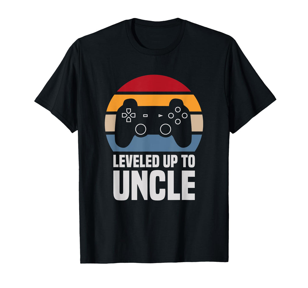 Leveled Up To Uncle Gift Gamer Gaming T-Shirt - Graphic Print Men Women - T-Shirt, Sweatshirt, Hoodie