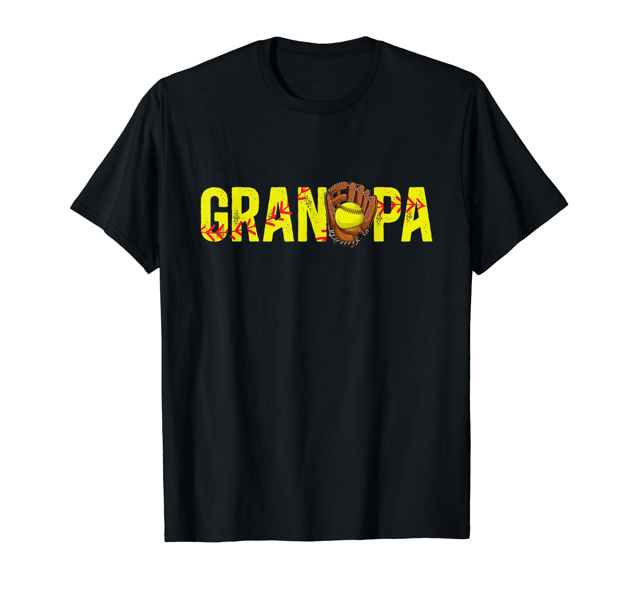 Grandpa Softball Grandpa Softball Player T-Shirt - Graphic Print Unisex - T-Shirt, Sweatshirt, Hoodie