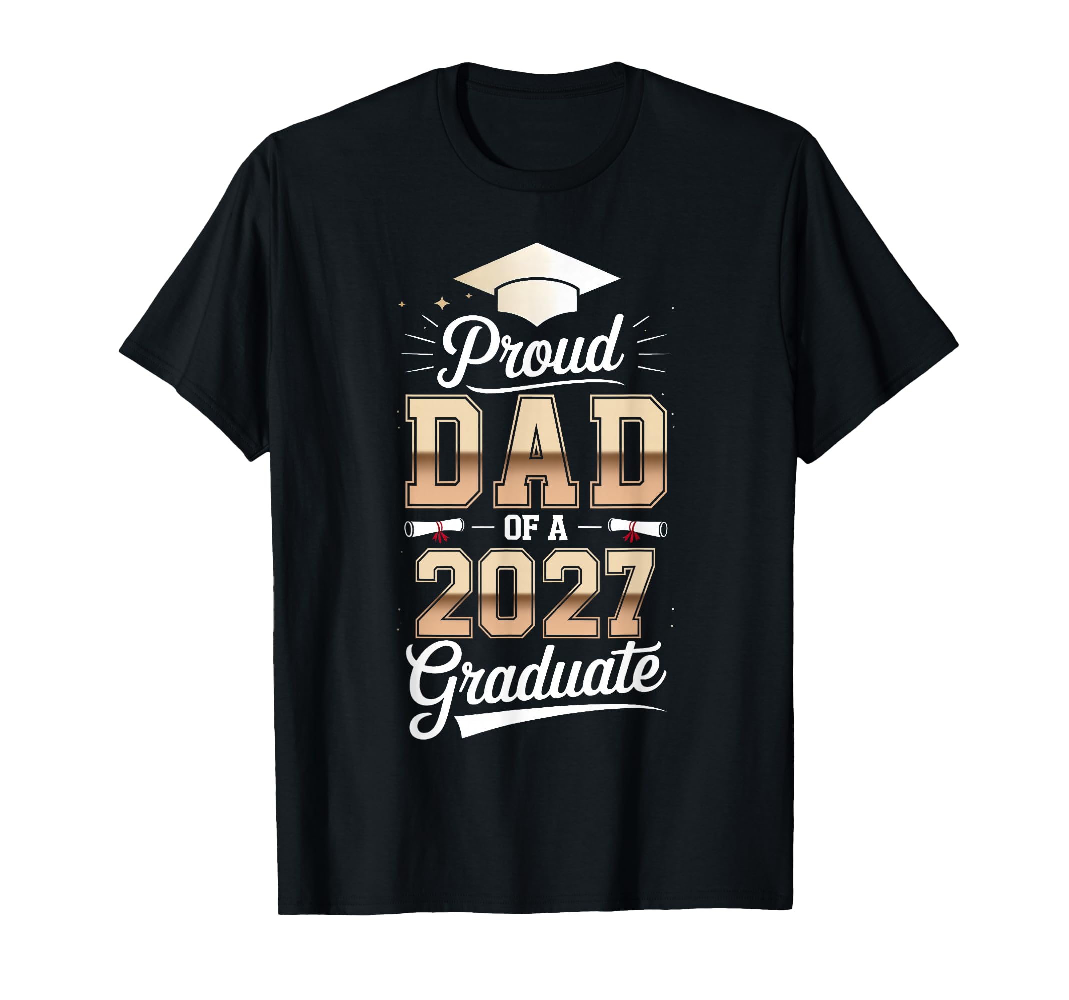 Senior Dad 2027 Proud Dad Class 2027 T-Shirt - Trendy Graphic Unisex - T-Shirt, Sweatshirt, Hoodie