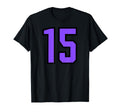 Purple Black Sports Team T-Shirt - Casual Everyday Wear for Adults - T-Shirt, Sweatshirt, Hoodie