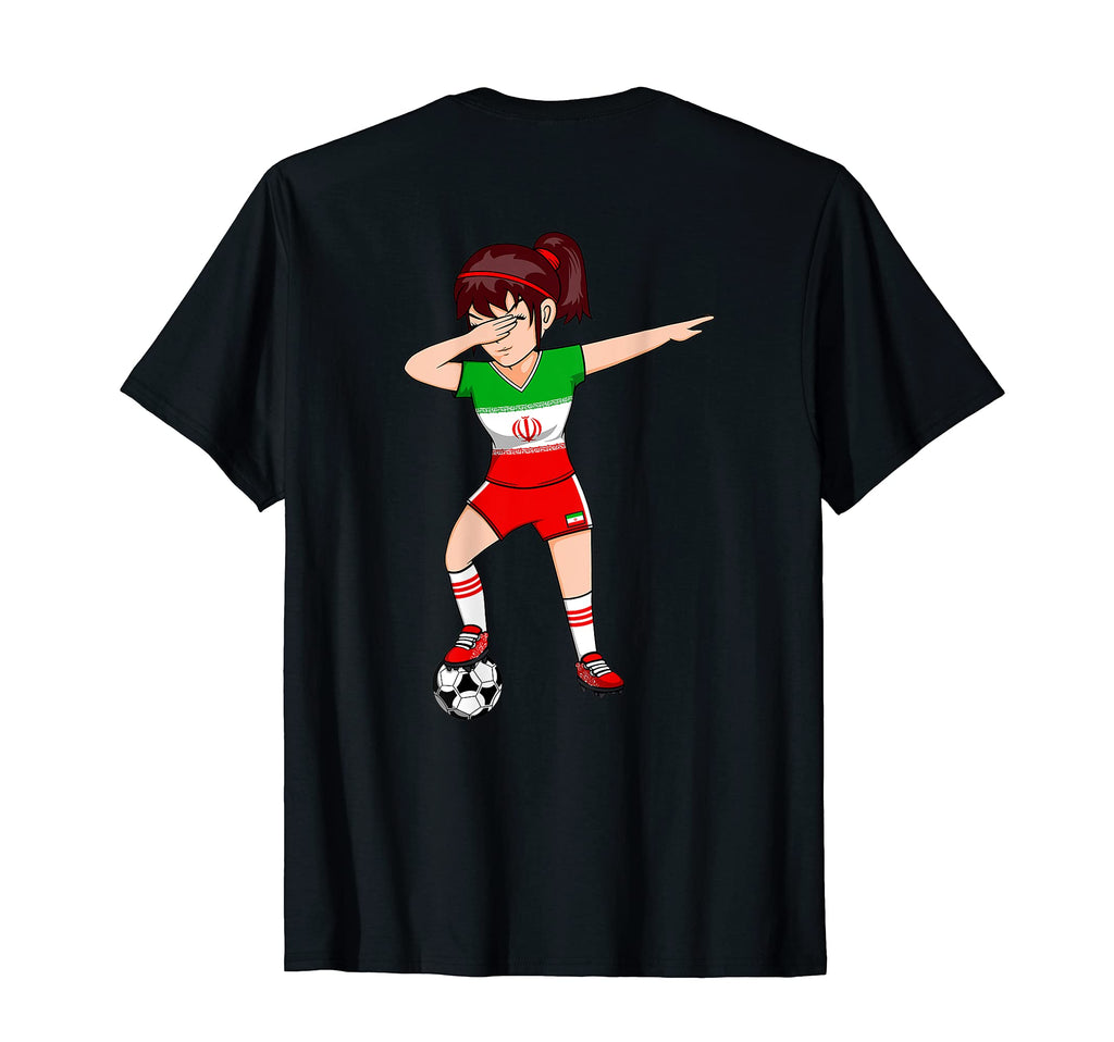 Dabbing Soccer Iran Jersey Iranian T-Shirt - Unique Graphic for Adults - T-Shirt, Sweatshirt, Hoodie