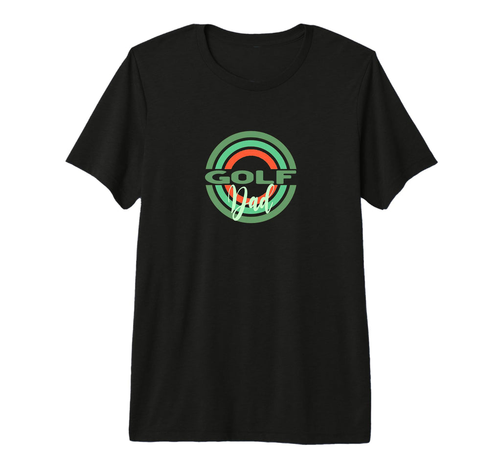 Golf Dad Modern Circes Tri Blend T-Shirt - Graphic Print for Adults - T-Shirt, Sweatshirt, Hoodie