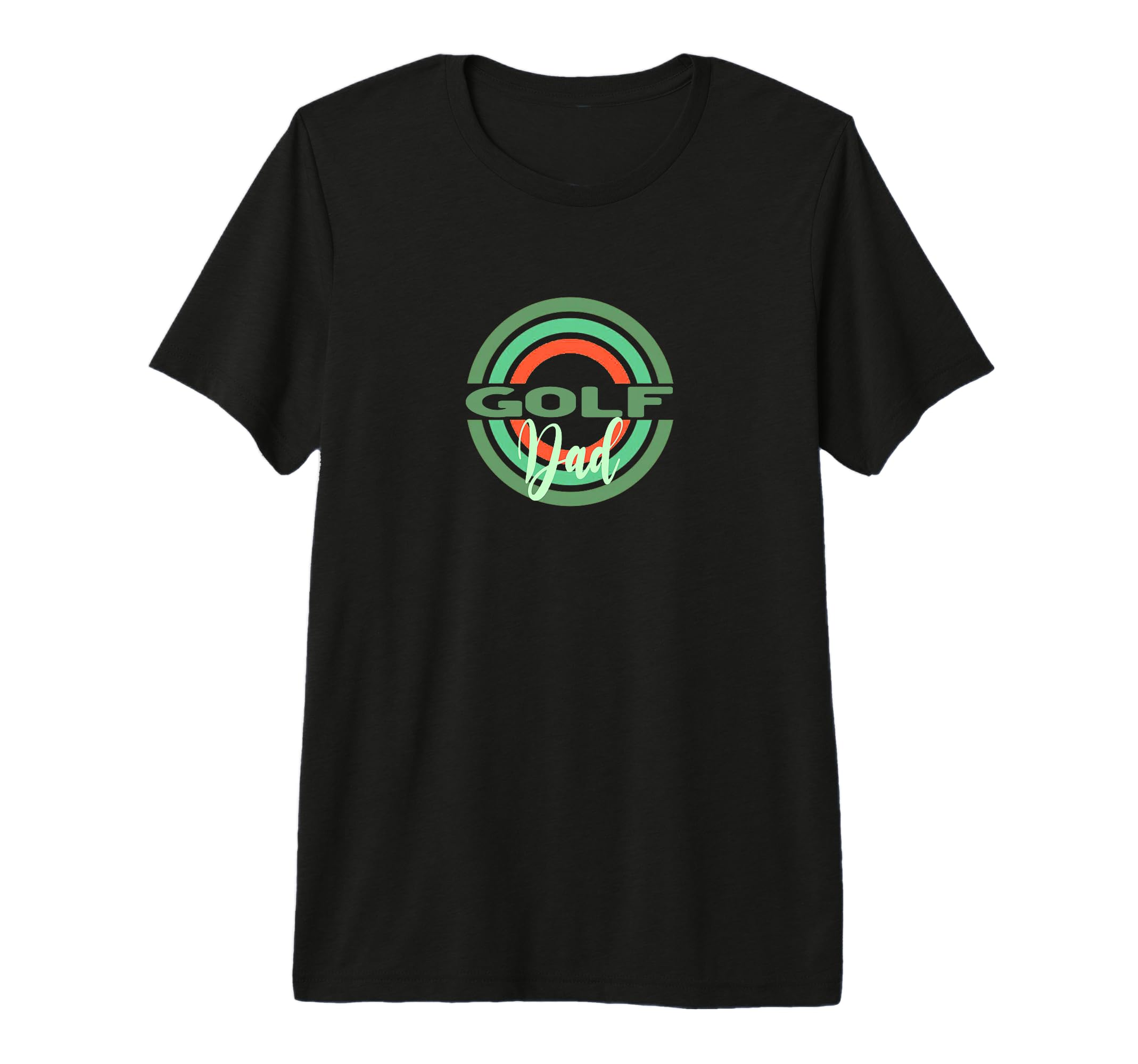 Golf Dad Modern Circes Tri Blend T-Shirt - Graphic Print for Adults - T-Shirt, Sweatshirt, Hoodie