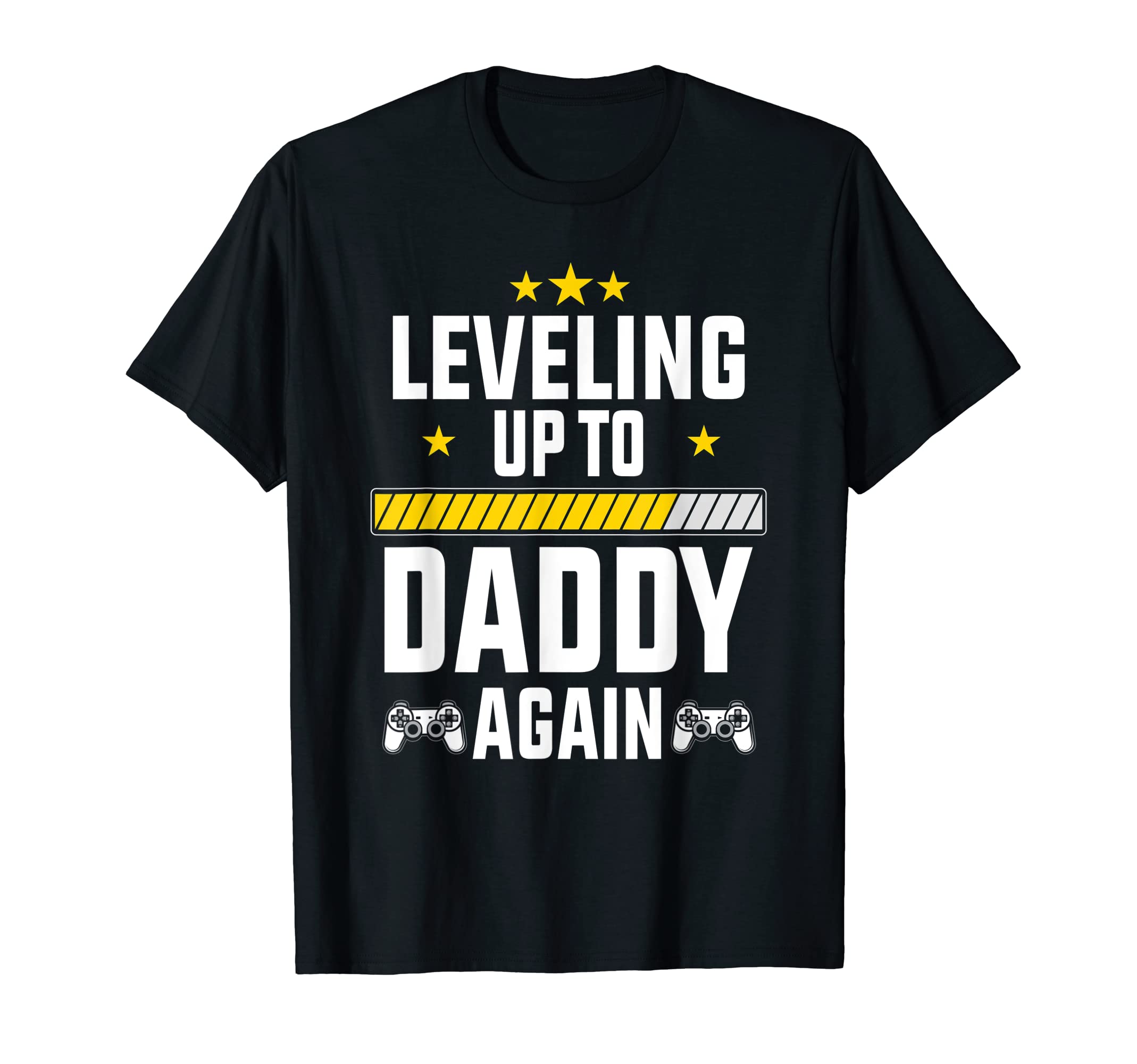Mens Leveling Up To Daddy Again T-Shirt - Custom Art Print Men Women - T-Shirt, Sweatshirt, Hoodie