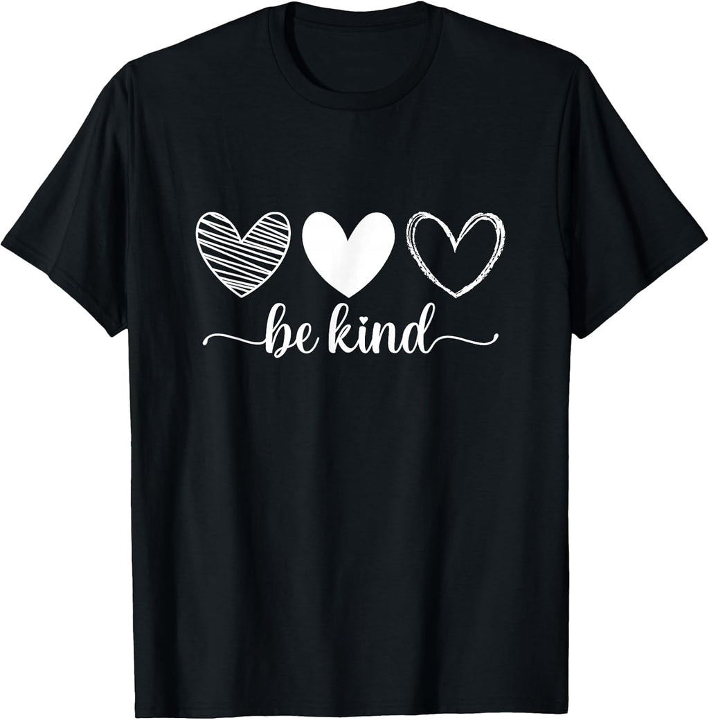 Be Kind Minimalist Love Kindness Positive - Adult & Kids T-Shirts, Sweatshirts & Hoodies apparel design preview 1