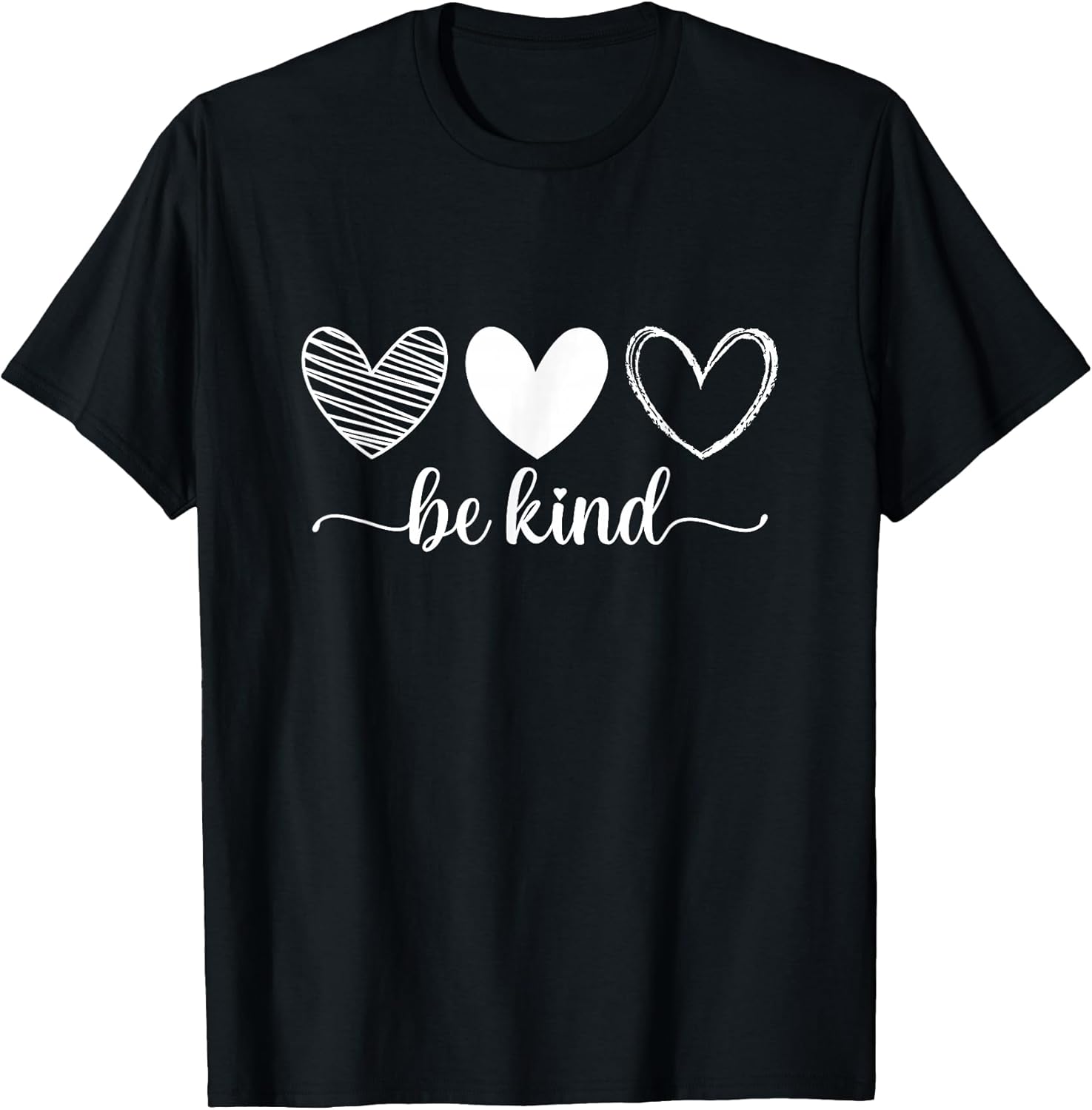 Be Kind Minimalist Love Kindness Positive - Adult & Kids T-Shirts, Sweatshirts & Hoodies apparel design preview 1
