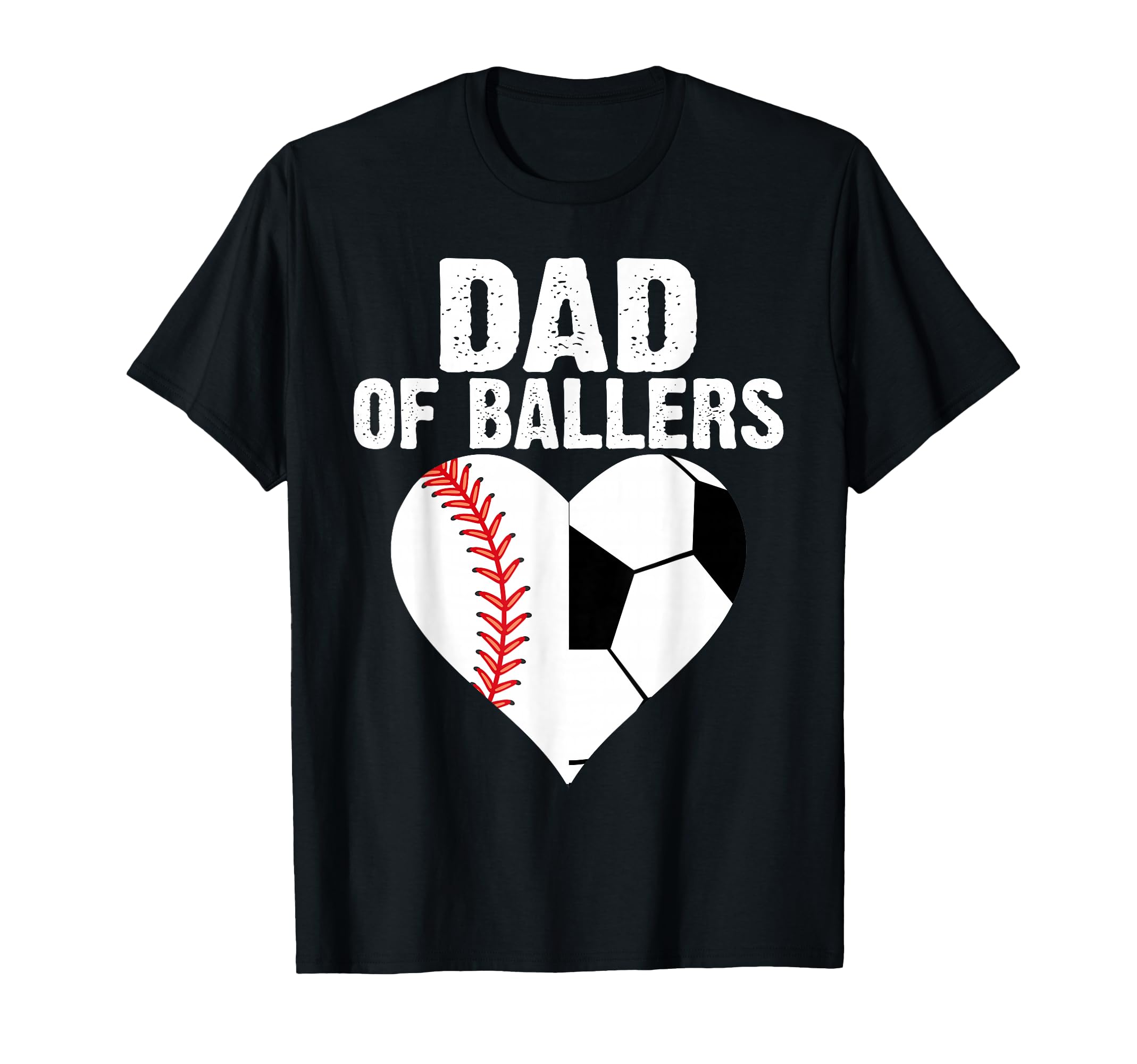 Dad Ballers Father Son Soccer T-Shirt - Fun Novelty Design for Adults - T-Shirt, Sweatshirt, Hoodie