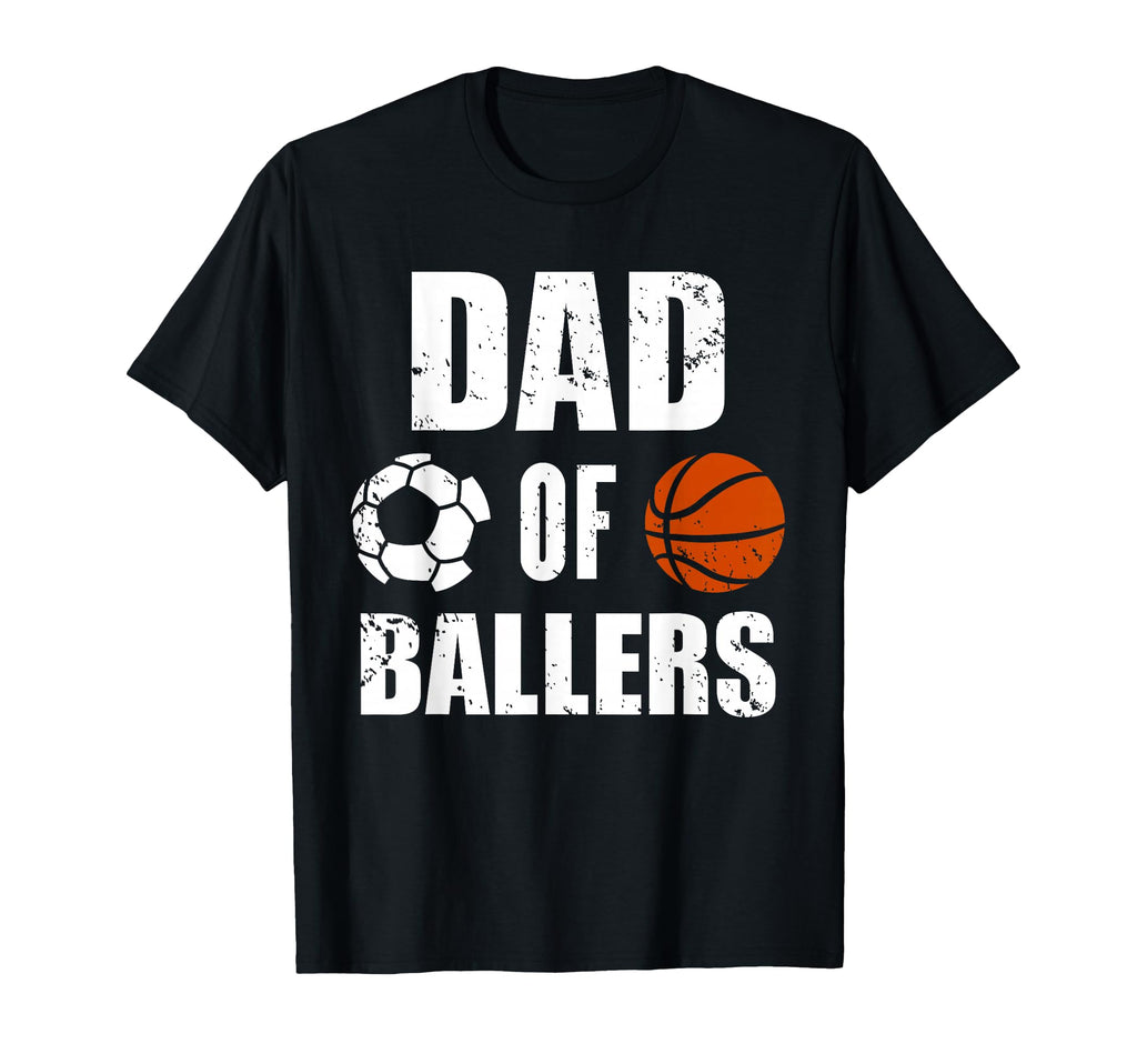 Dad Ballers Funny Soccer T-Shirt - Fun Novelty Design for Adults - T-Shirt, Sweatshirt, Hoodie