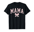 Coquette Bow Mama Mom Mothers Day T-Shirt - Novelty Apparel for Adults - T-Shirt, Sweatshirt, Hoodie